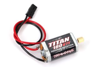 TRA9775 Motor, Titan® 87T (87-turn, 180 size)/ pinion gear, 11-tooth (metal)