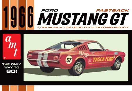 AMT1305 1/25 Ford Mustang GT Fastback 2+2 1966