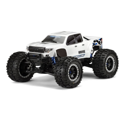 PRO351317 Pre-Cut Brute Bash Armor Body (White) for X-MAXX (only sold in store)