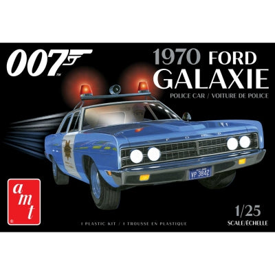 AMT1172M  AMT 1/25 1970 Ford Galaxie Police Car James Bond