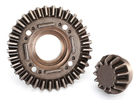 TRA8579 Ring gear, differential/ pinion gear, differential (rear)