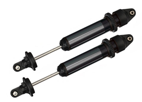 TRA7761A Shocks, GTX, aluminum (black-anodized) (fully assembled w/o springs) (2)
