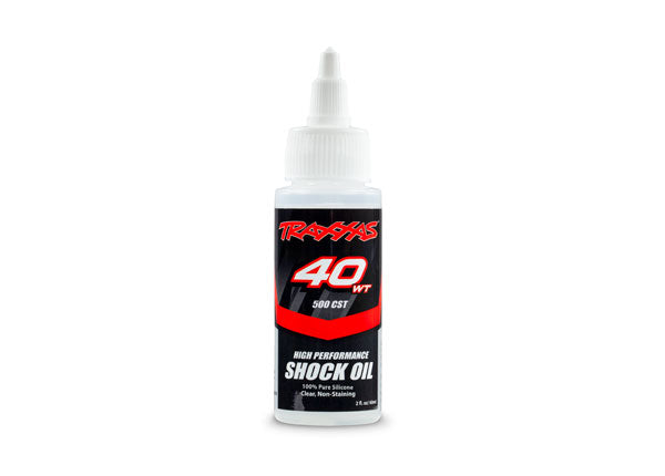 TRA5033 - Oil, shock (40 wt, 500 cSt, 60cc) (silicone)