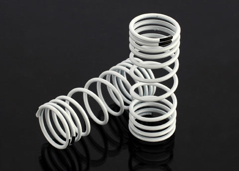 TRA6857 Springs, front (white) (progressive rate) (2)