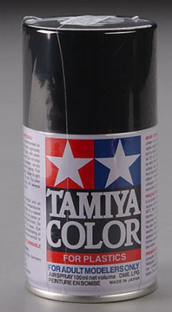 TAM85040 Spray Lacquer TS40 Metallic Black 3 oz