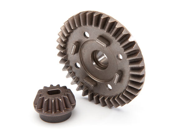 TRA8977 Ring gear, differential/ pinion gear, differential (rear)