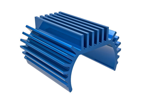 TRA9793-BLUE HEAT SINK, TITAN 87T MOTOR (6061-T6 ALUMINUM, BLUE-ANODIZED)