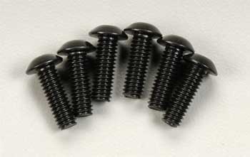 Button Head Machine Screw 4x12mm Revo (6)  (Part # TRA3937)