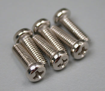Round Head Machine Screws 2.6x8mm TMx 2.5 (6)  (Part # TRA2562)