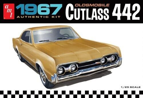 AMT1365 1967 Oldsmobile Cutlass 442 1:25 1365 Plastic Model Kit