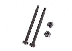 TRA9542 Suspension pins, outer, front, 3.5x48.2mm (hardened steel) (2)/ M3x0.5mm NL, flanged (2)