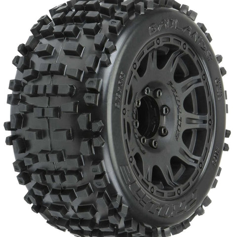 PRO117810 Badlands 3.8" MTD Raid 8x32 Wheels 17mm MT F/R