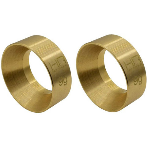HRASXTF2612H  9g Brass Kmc Machete Wheel Weights Scx24