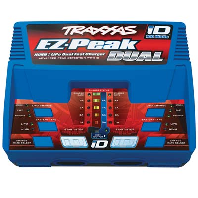 TRA2972 Charger EZ-Peak 100 Watt Dual ID Charger (Part# TRA2972)