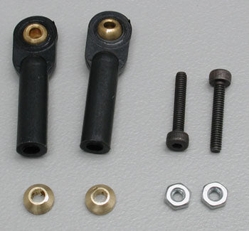 Swivel Ball Link Black 2mm w/Hardware (2) (Part # DUB2133)