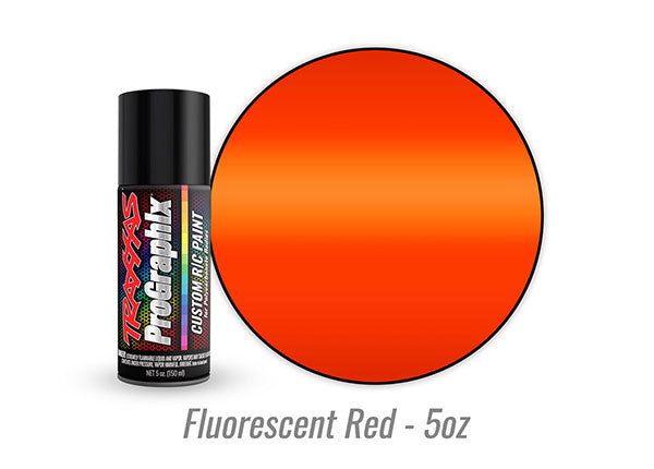 TRA5067 RC Body Paint- Fluorescent Red - 5oz