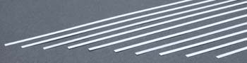 EVERGREEN STYRENE STRIPS .010x.125" (10) (Part # EVG106)