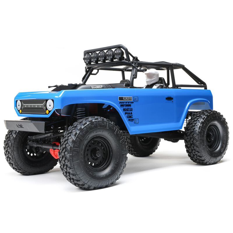 AXI03025T  SCX10 II Deadbolt 1/10 4WD RTR (Available in Blue or Tan)