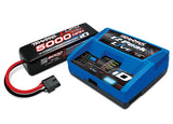 TRA2996 Battery/charger completer pack (includes #2971 iD charger (1), #2889X 5000mAh 14.8V 4-cell 25C LiPo battery (1))