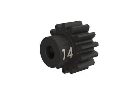 TRA3944X Gear, 14-T pinion (32-p), heavy duty (machined, hardened steel)/ set screw