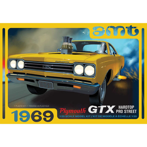 AMT1180M 1/25 1969 Plymouth GTX Hardtop Pro Street