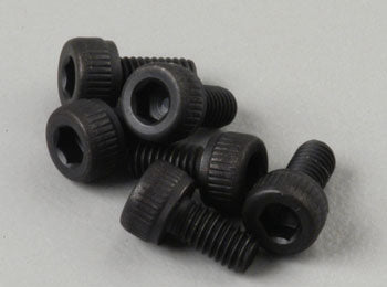 Screws, 3x6mm caphead machine (hex drive) (6)(Part # TRA2554)