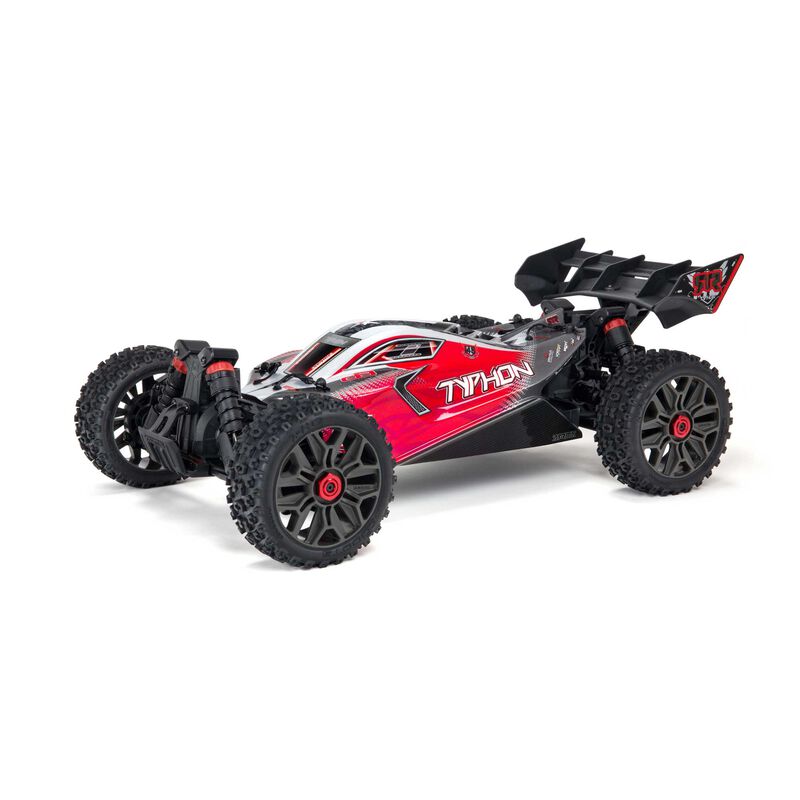 ARA4306V3 TYPHON 4X4 3S BLX Brushless 1/8th 4wd Buggy Red