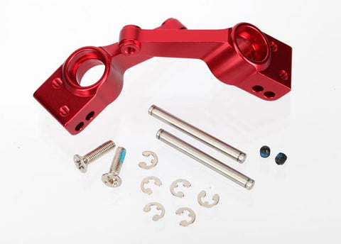 TRA1952A Carriers, stub axle (red-anodized 6061-T6 aluminum) (rear) (2)