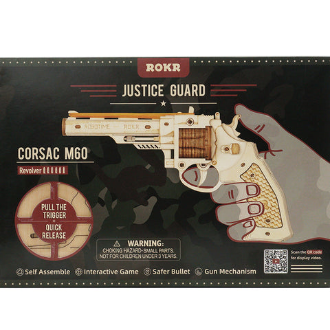 ROELQ401 JUSTICE GUARD GUN MODEL CORSAC M60 PUZZLE