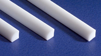 EVERGREEN STYRENE Quarter Round .030" (5) (Part # EVG246)