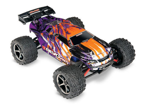 TRA71076-3  E-Revo VXL: 1/16-Scale 4WD Racing Monster Truck with TQi Traxxas Link  Enabled 2.4GHz Radio System & Traxxas Stability Management (TSM)AVAILABLE IN PURPLE OR BLUE)