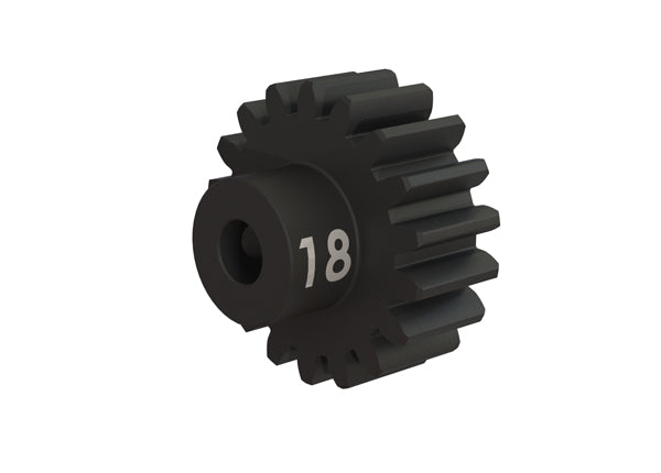 TRA3948x Gear, 18-T pinion (32-p), heavy duty (machined, hardened steel)/ set screw