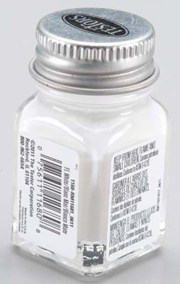 Flat White Enamel Paint--1/4 oz. bottle - TES1168 - Paints & Supplies -  Products