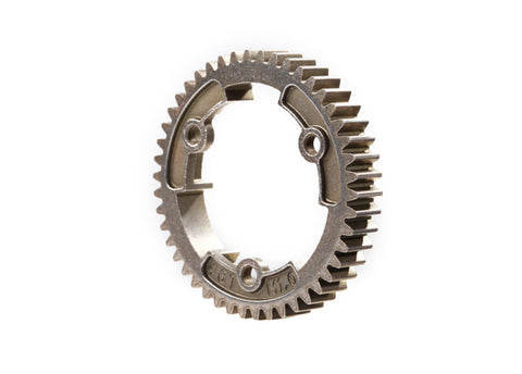 TRA6447R Spur gear, 46-tooth, steel (wide-face, 1.0 metric pitch)