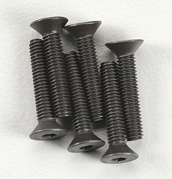 Screws Countersunk Machine 3x15mm Revo (6)  (PART# TRA2553)