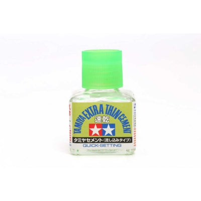 TAM87182 Extra-Thin Cement 40ml, Quick-Setting