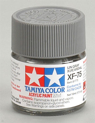 TAM81775 ACRYLIC MINI  XF-75 LIN GRAY