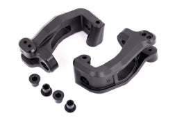 TRA9532 Caster blocks (c-hub), left & right/ kingpin bushings (4)