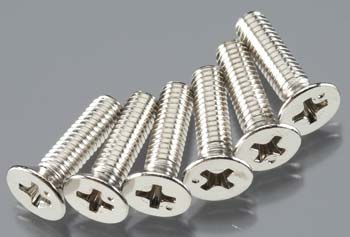 Screws Countersunk 4X15mm (6)  (Part # TRA3167)