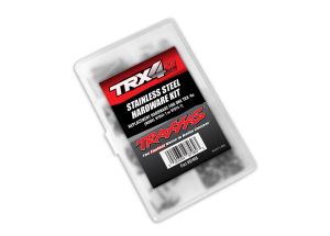 TRA9746X Hardware kit, stainless steel, complete (contains all stainless steel hardware used on 1/18-scale Ford Bronco or Land Rover® Defender®) (includes body hardware and clear plastic storage container)