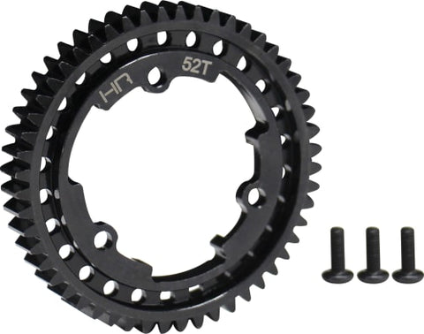 HRAERVT52M01 Hot Racing   52T Mod 1 Steel Spur Gear E-Revo 2/X-Maxx XO-1