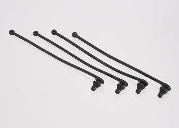TRA5750 Body clip retainer, black (4)