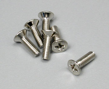 Countersunk Screws 3x10mm Nitro Hawk (6)  (Part # TRA3177)