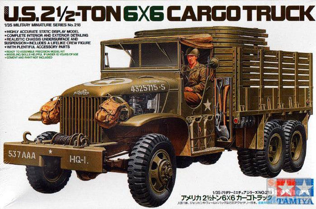 TAM35218 1/35 US 2.5 Ton 6x6 Cargo Truck