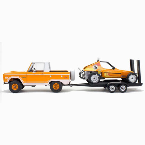 RMX857228 1/25 Ford Bronco Half Cab w/buggy& trailer