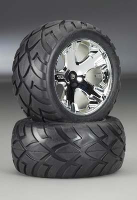 TIRES & WHEELS L/R (Part # TRA3773)